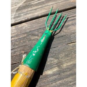 Vintage Wooden Fishing Spear fork